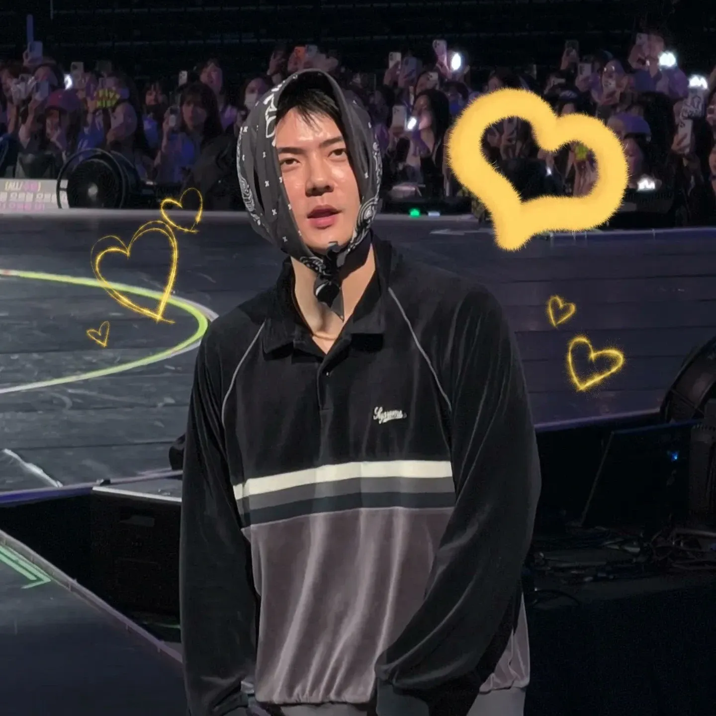 Momen yang diabadikan oleh penggemar Sehun (EXO)