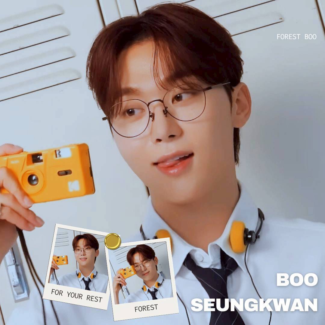 A moment captured by Seungkwan (SEVENTEEN)'s fan