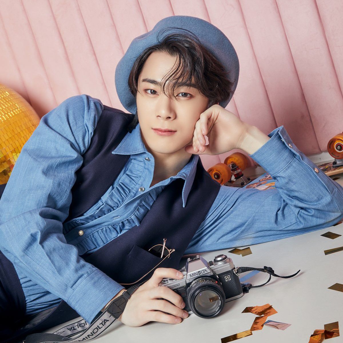 Recent activity shot of Moonbin (ASTRO)