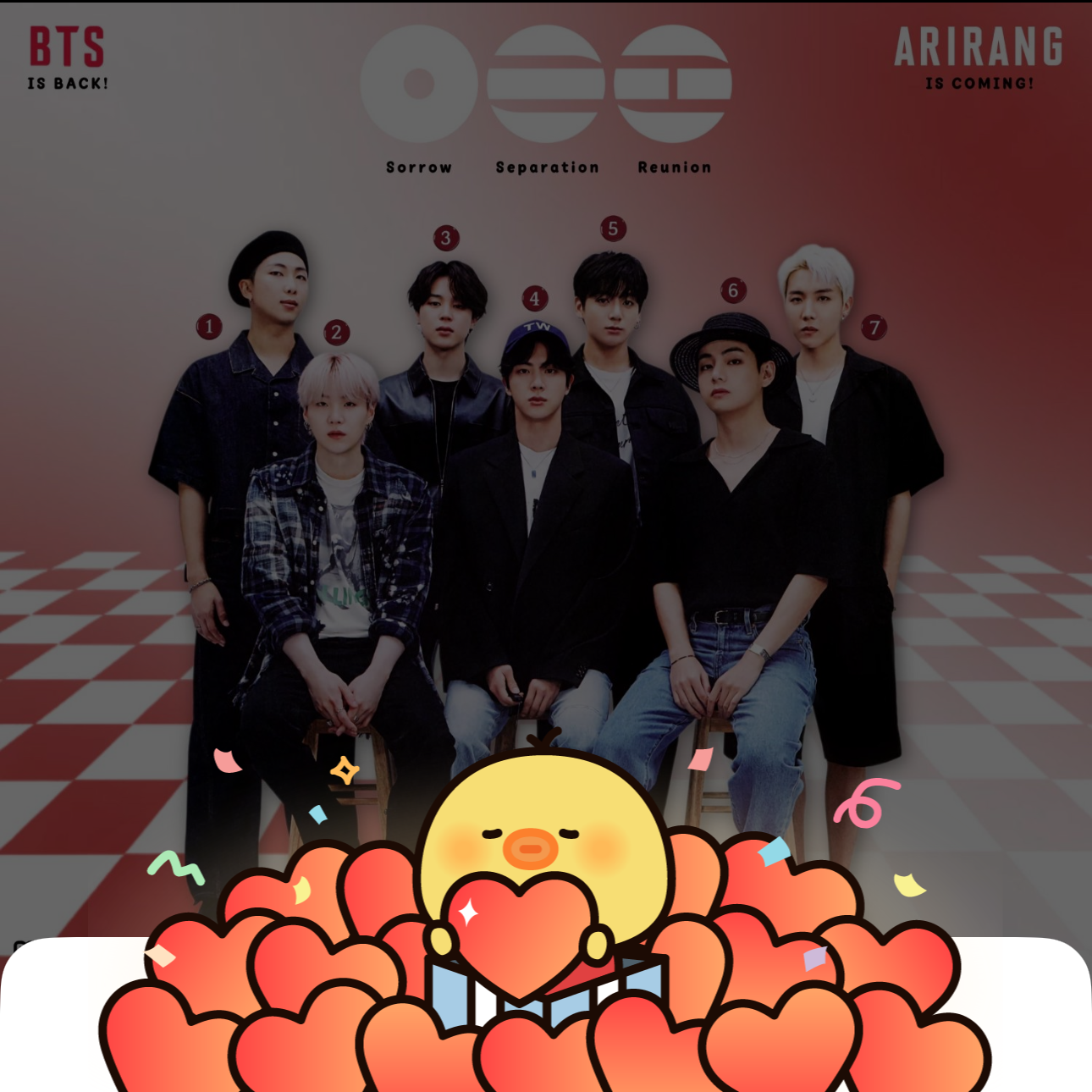 A moment captured by BTS's fan