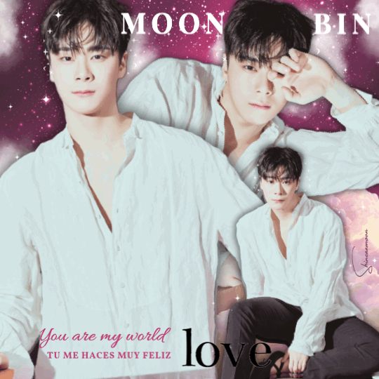 Recent activity shot of Moonbin (ASTRO)