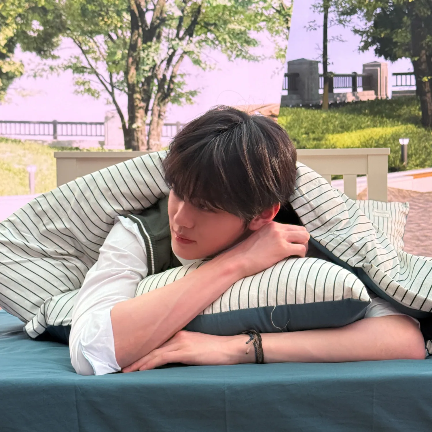 A moment captured by Kim Gyuvin's fan