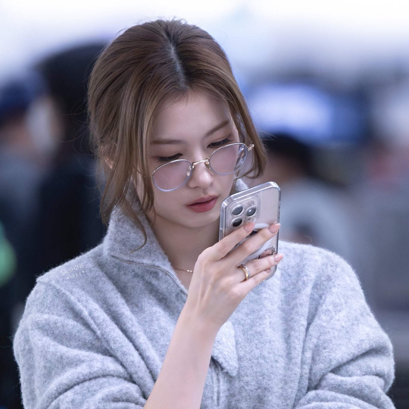 A moment captured by TWICE's fan