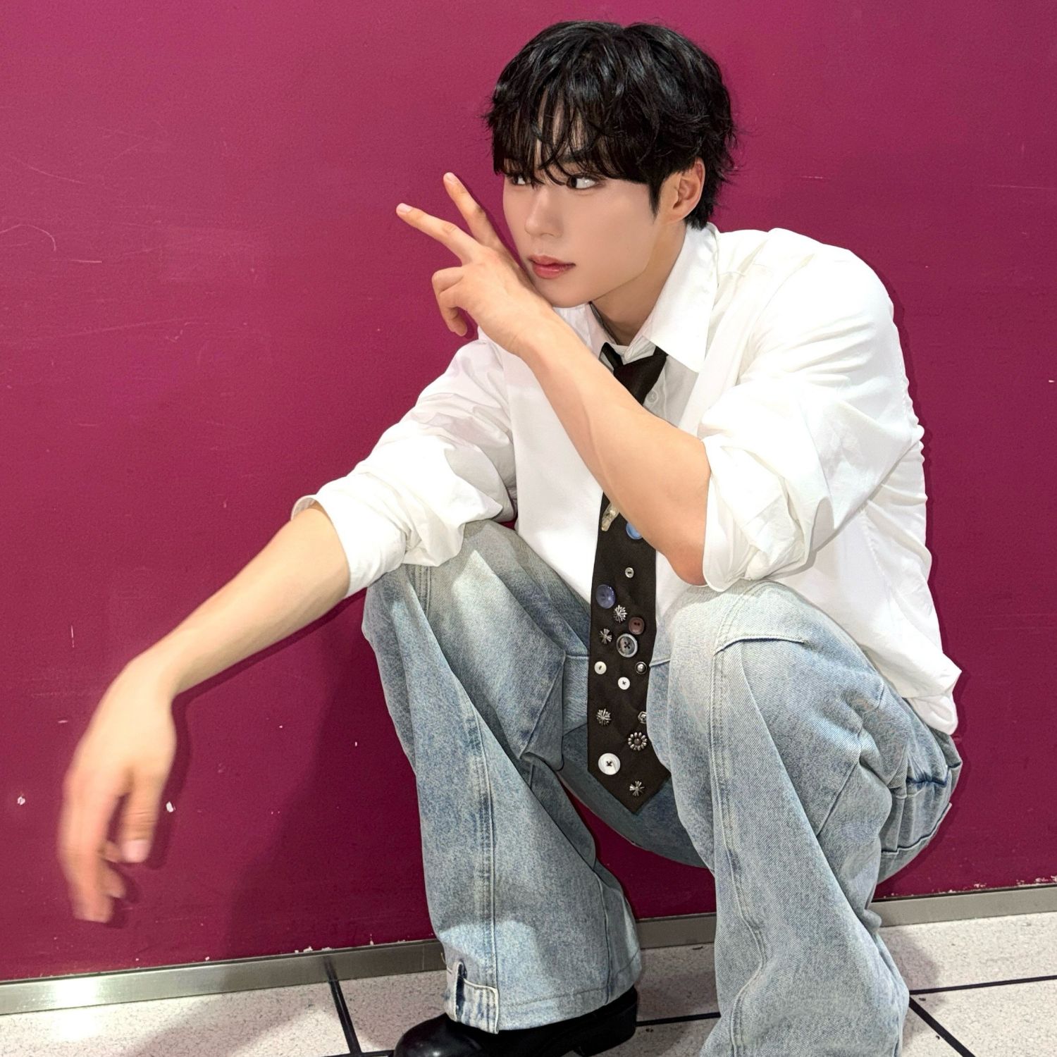 A moment captured by Kim Junseo (ALPHA DRIVE ONE)'s fan