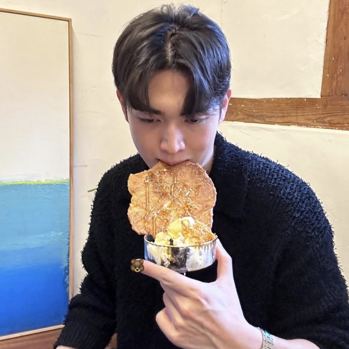 A moment captured by Gyujin (UP10TION)'s fan