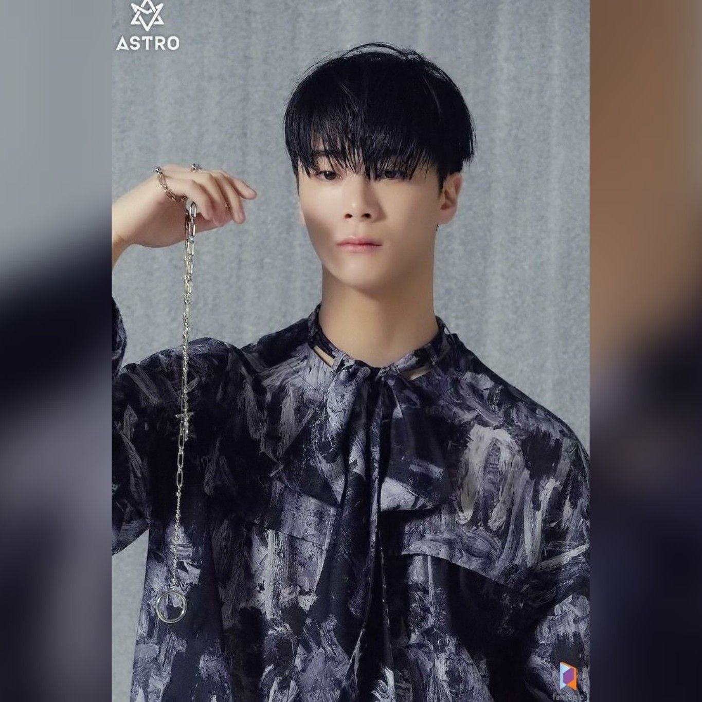 A moment captured by Moonbin (ASTRO)'s fan