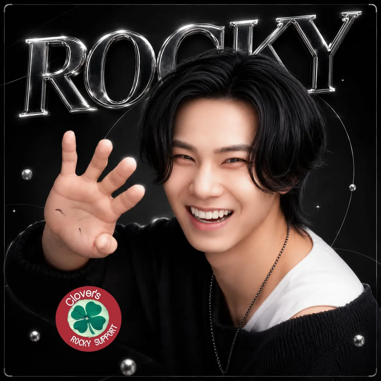 A moment captured by Rocky's fan