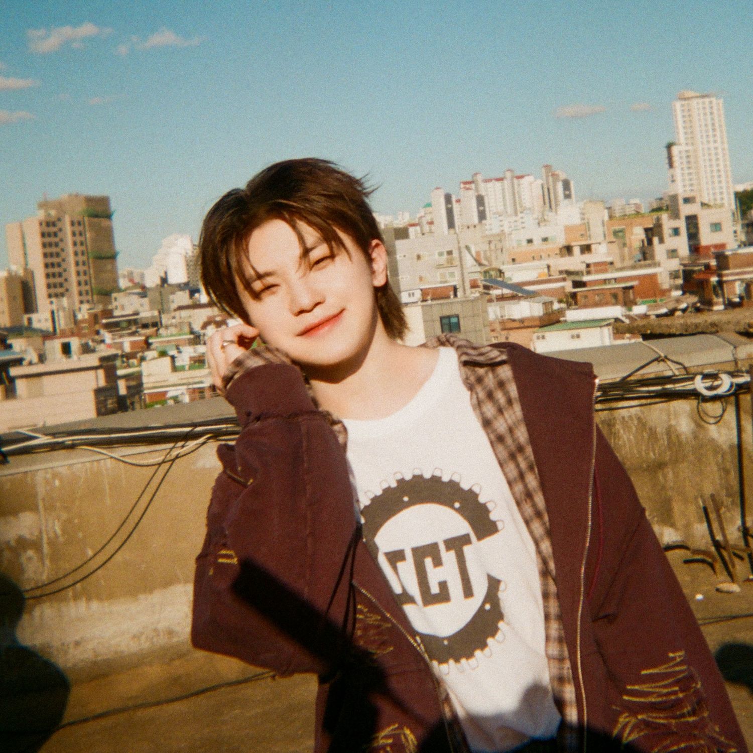 A moment captured by Woozi (SEVENTEEN)'s fan