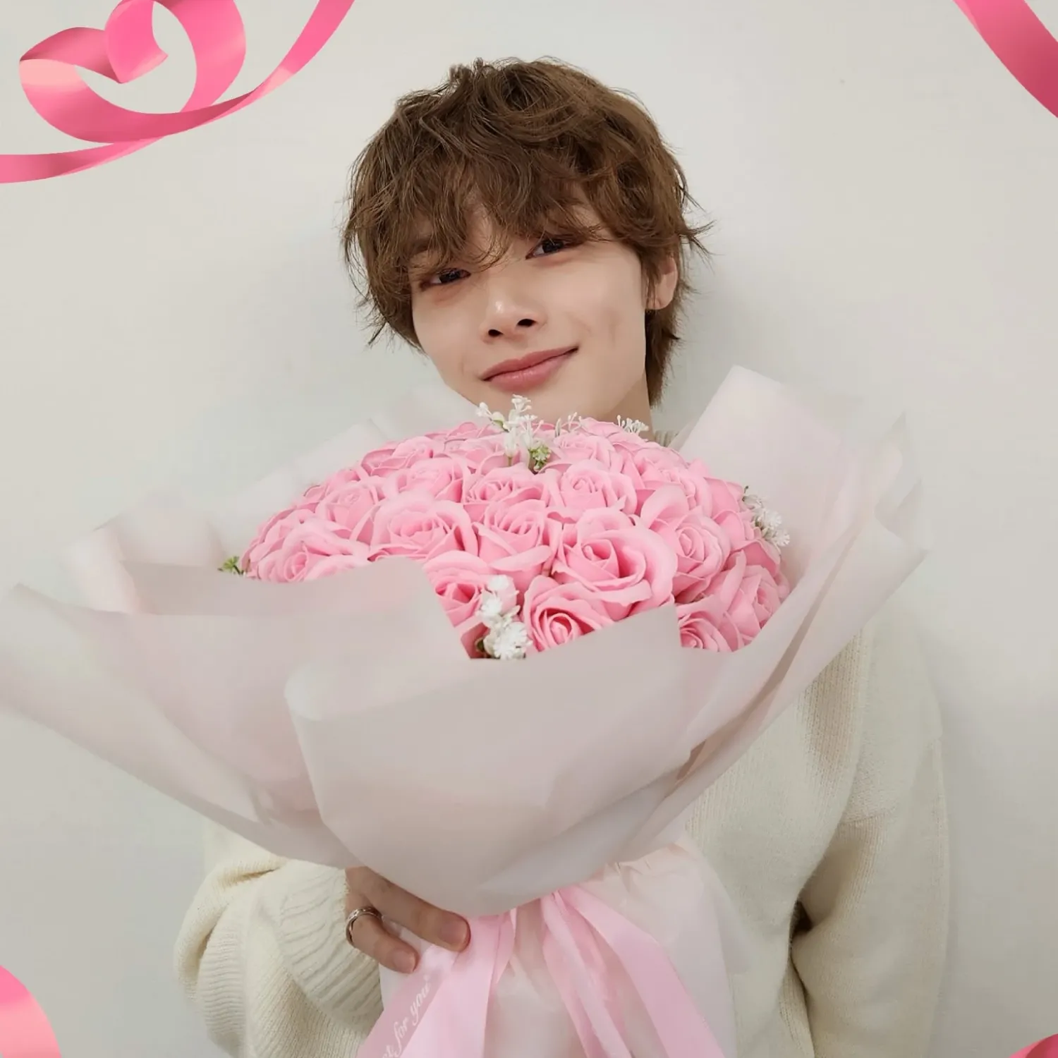 A moment captured by Stray Kids's fan