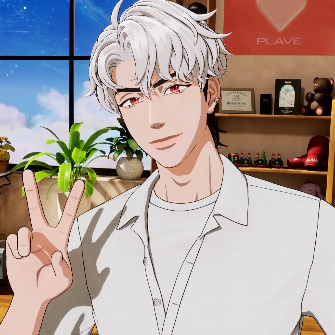 Recent activity shot of Eunho (PLAVE)