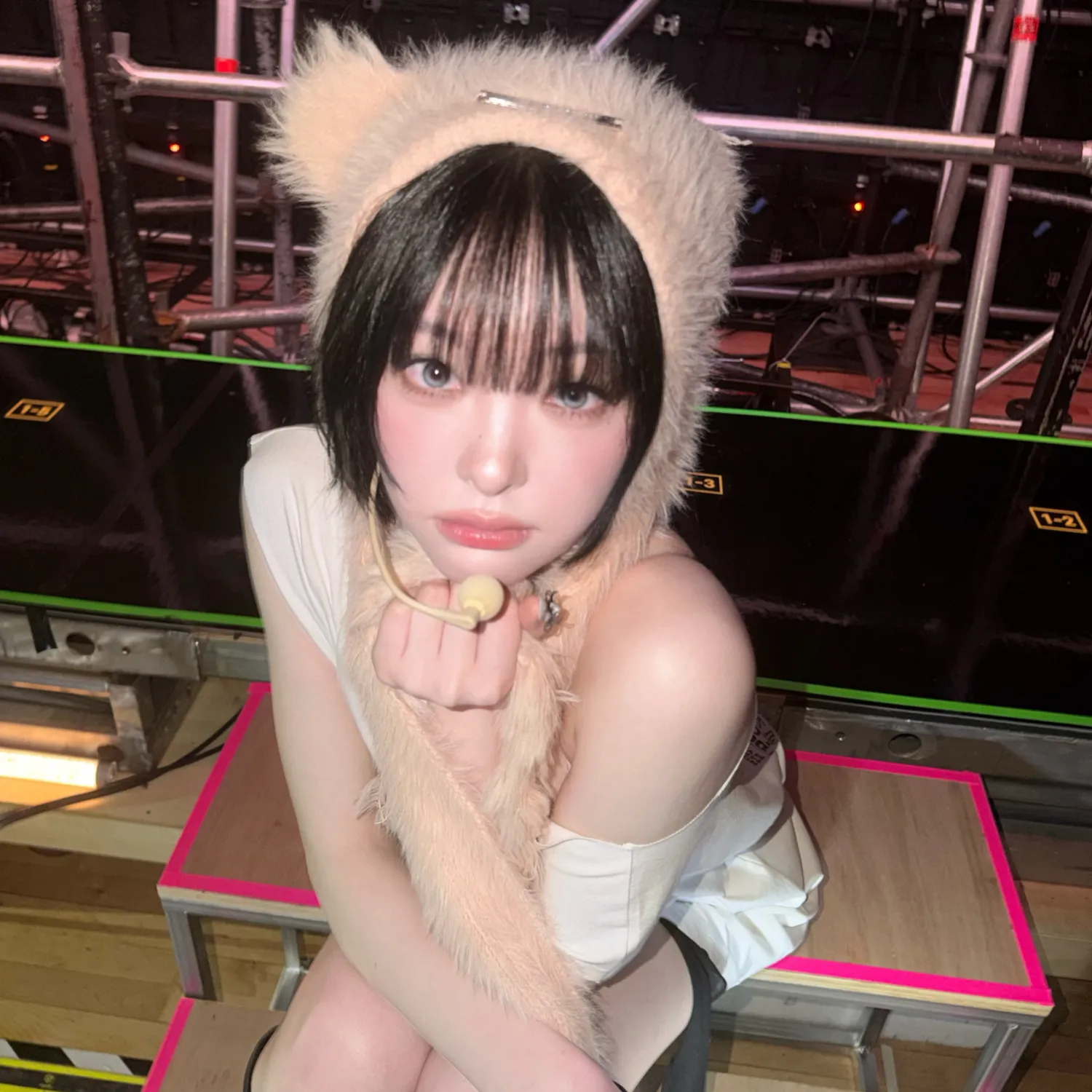 A moment captured by tripleS's fan