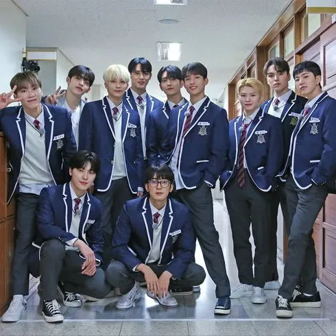 A moment captured by SEVENTEEN's fan