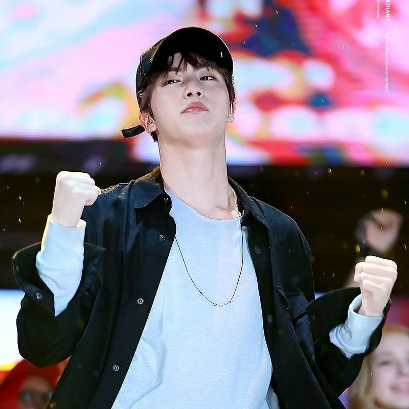 Recent activity shot of Jin (BTS)