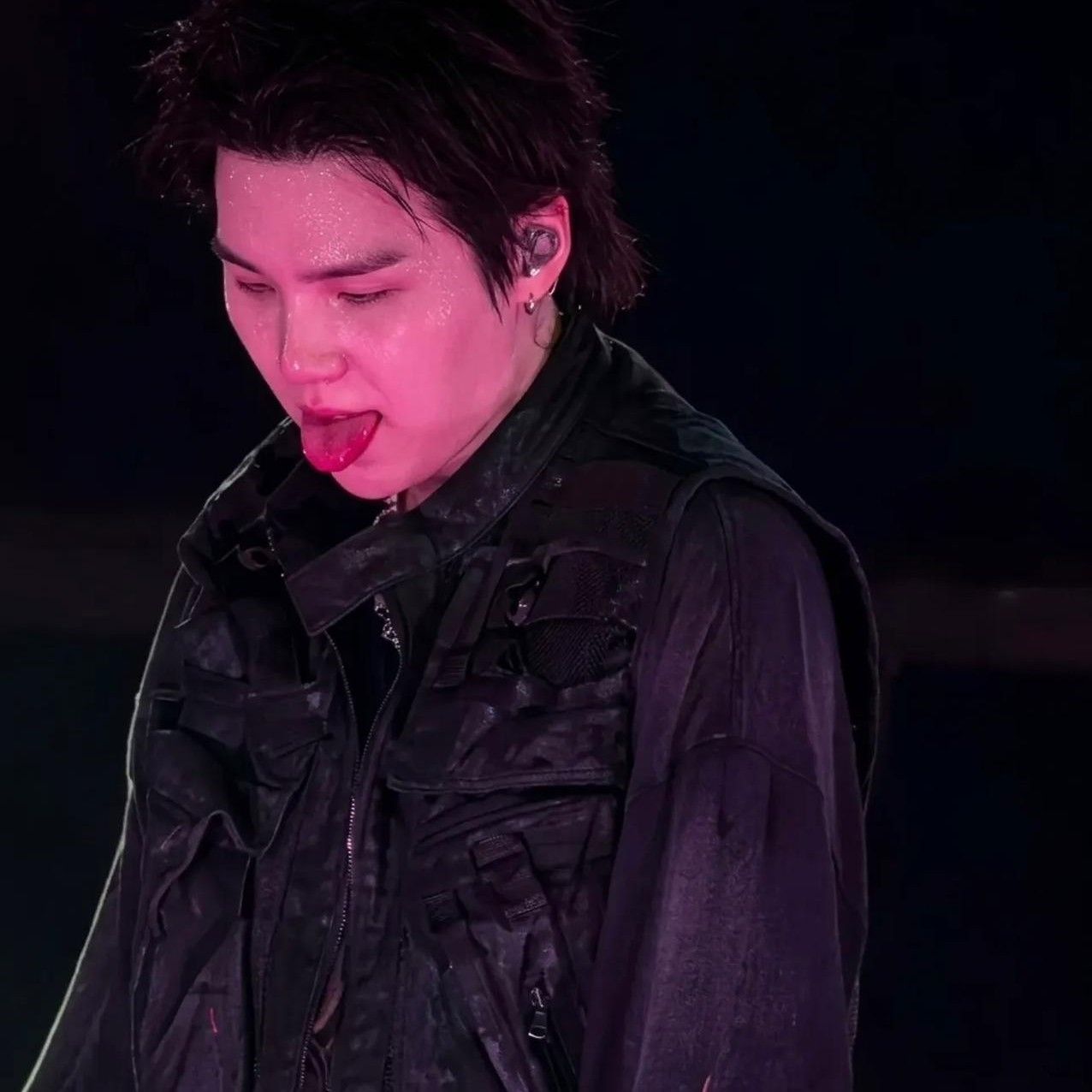 A moment captured by SUGA (BTS)'s fan