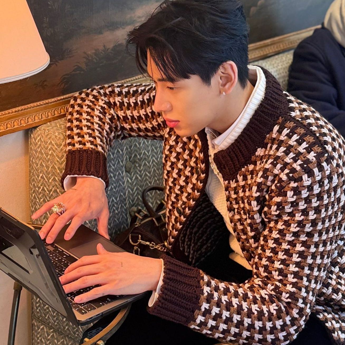 Recent activity shot of Bambam (GOT7)