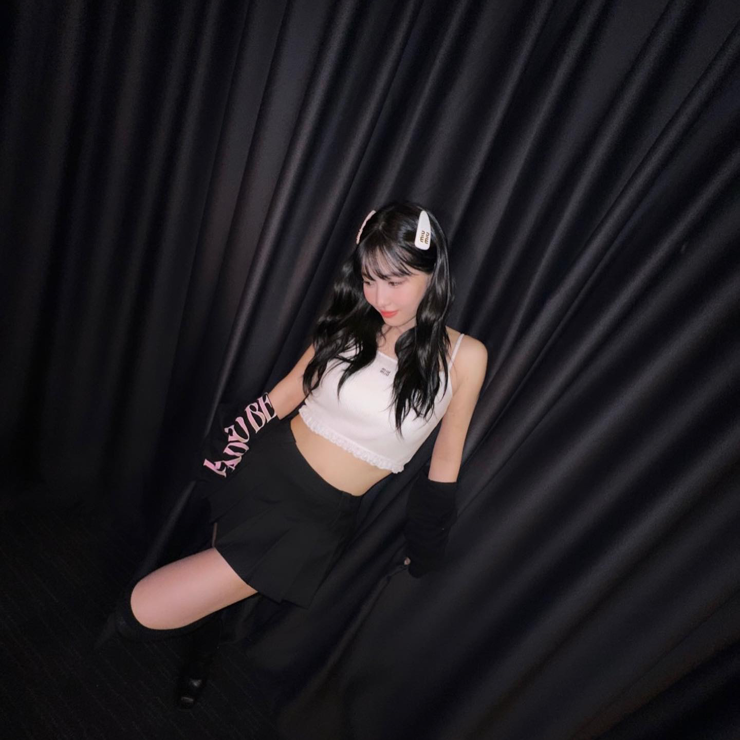 A moment captured by Momo (TWICE)'s fan