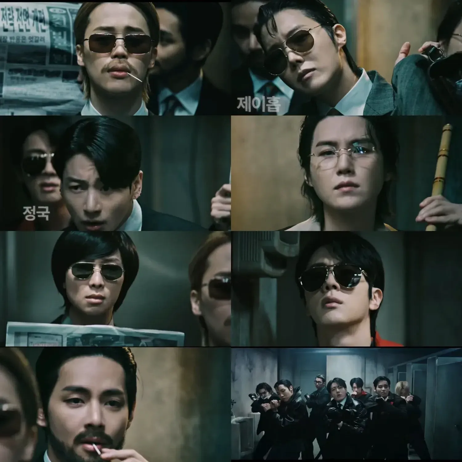 방탄소년단의 비하인드 컷