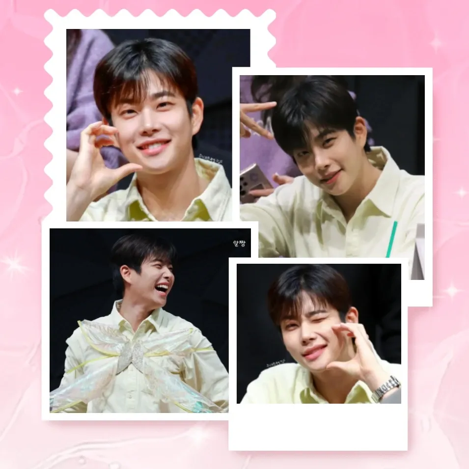 A moment captured by MJ (ASTRO)'s fan