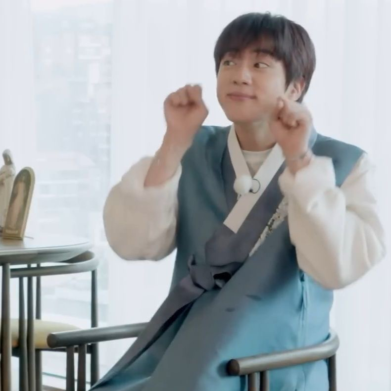 Potret di balik layar Jin (BTS)