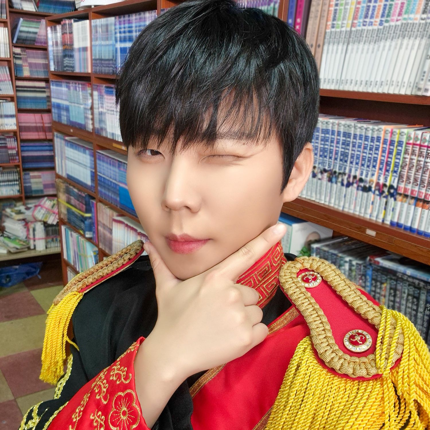 A moment captured by Jung Seunghwan's fan