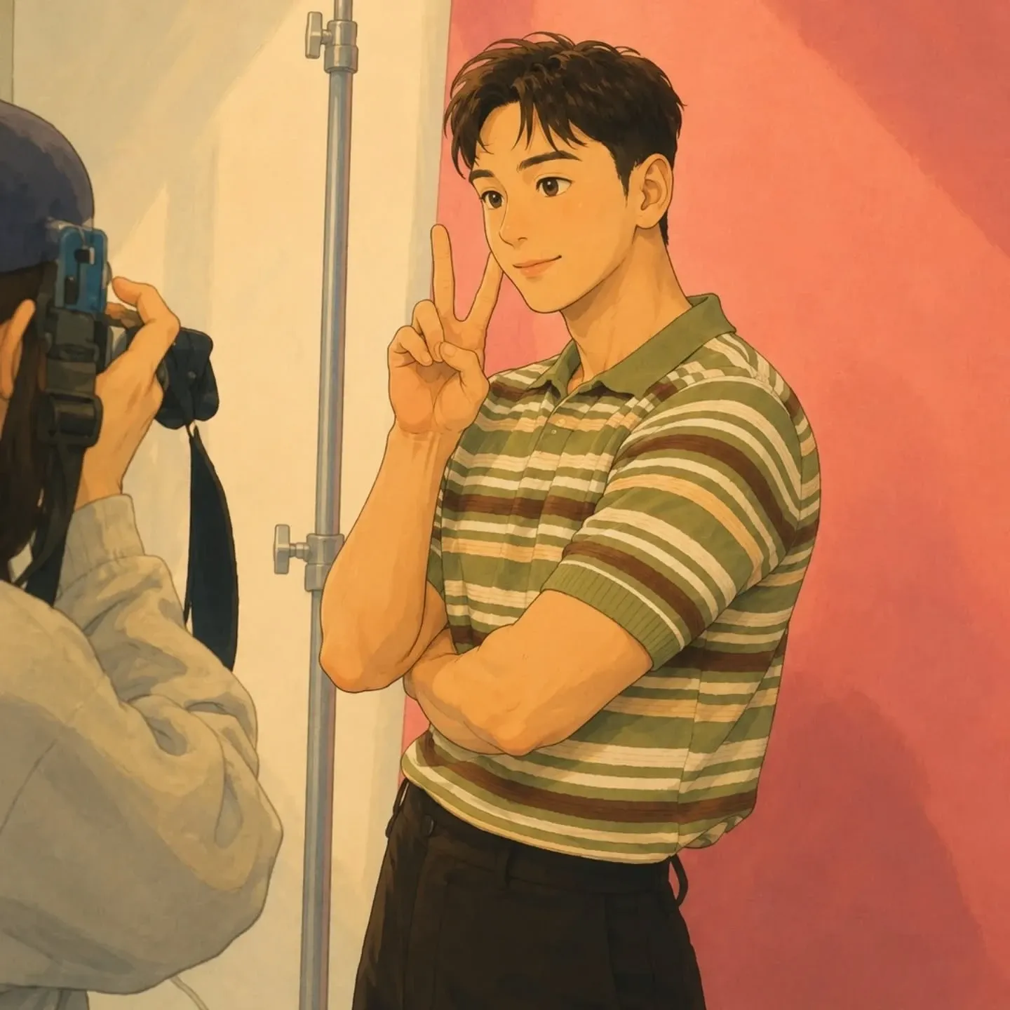 백호의 비하인드 컷