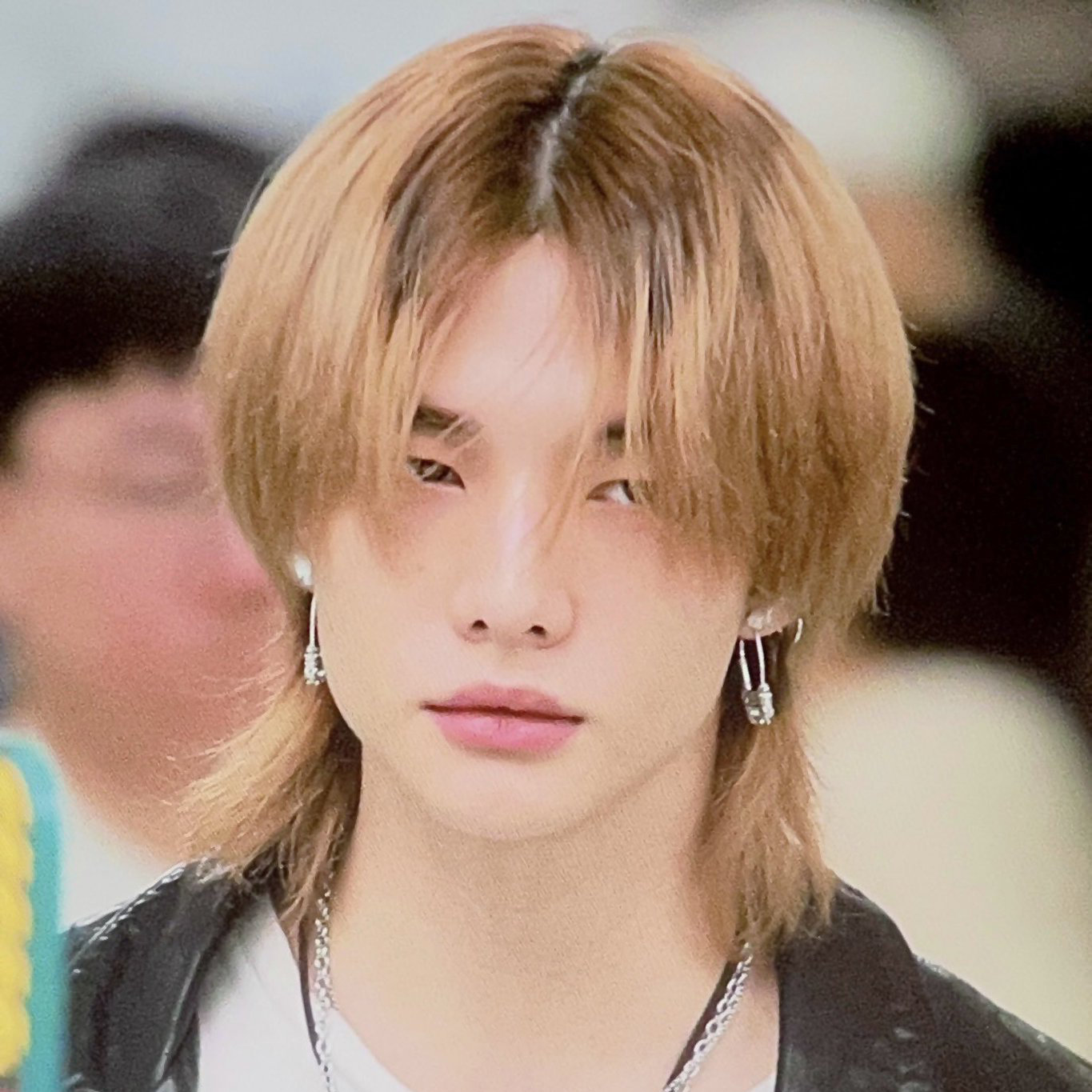 A moment captured by Hyunjin (Stray Kids)'s fan