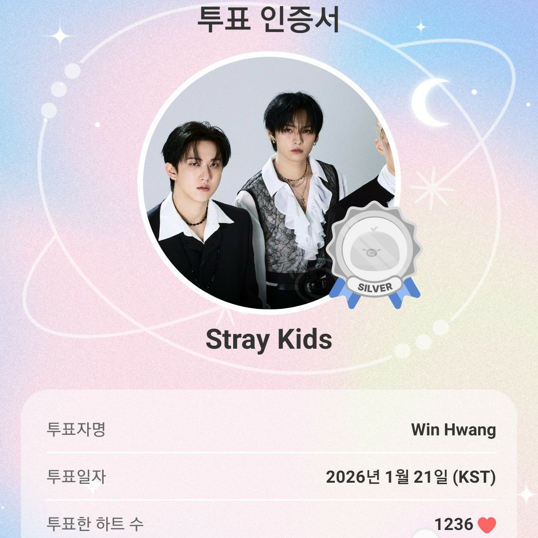 Recent activity shot of Stray Kids