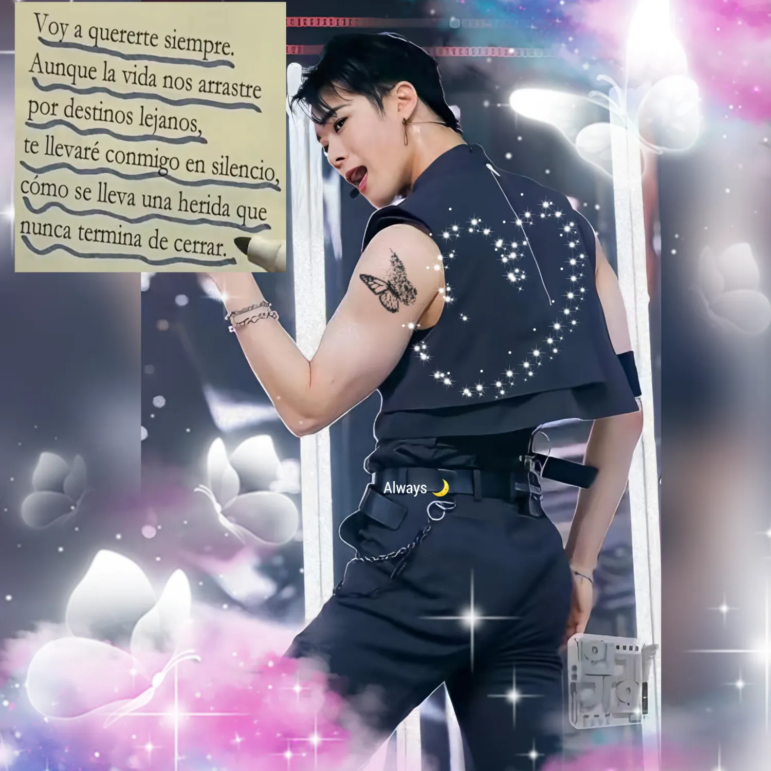 A moment captured by Moonbin (ASTRO)'s fan