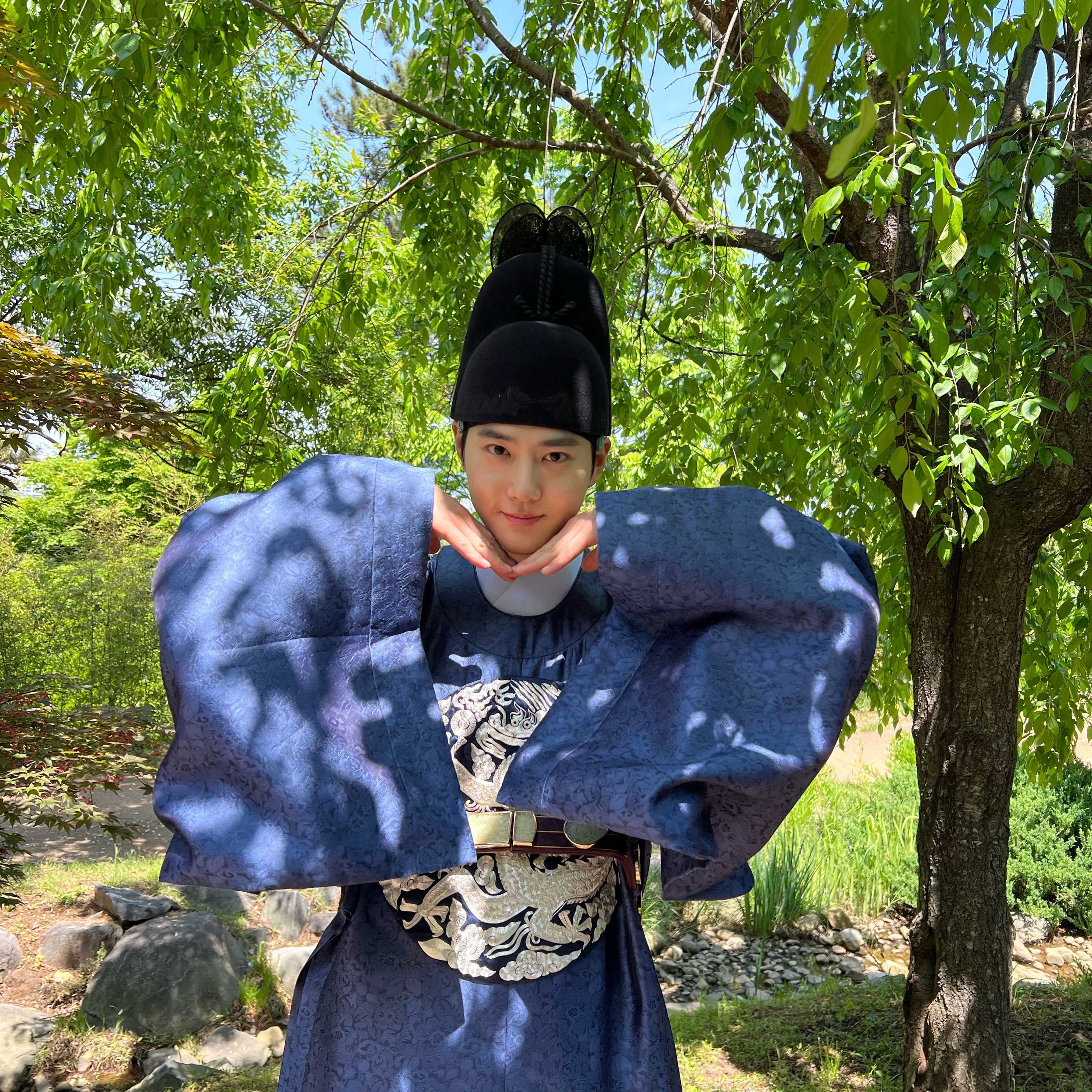 Recent activity shot of Suho (EXO)