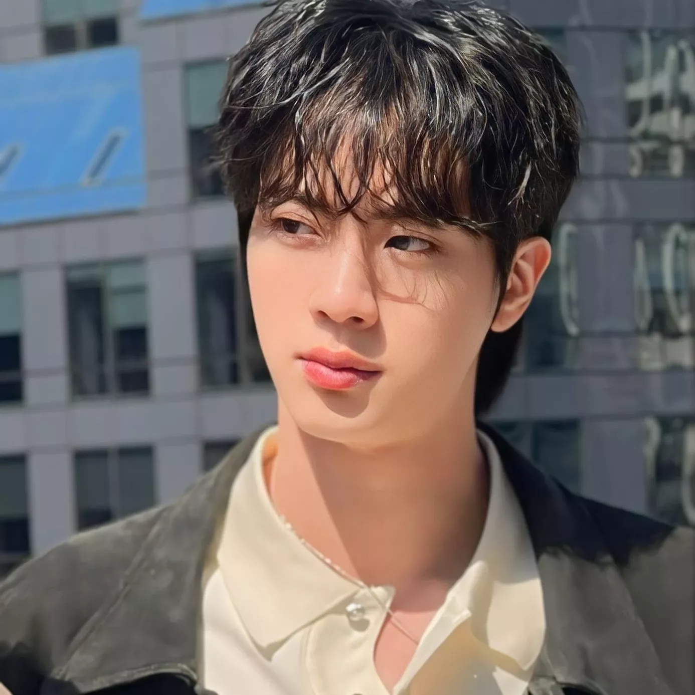 A moment captured by Jin (BTS)'s fan