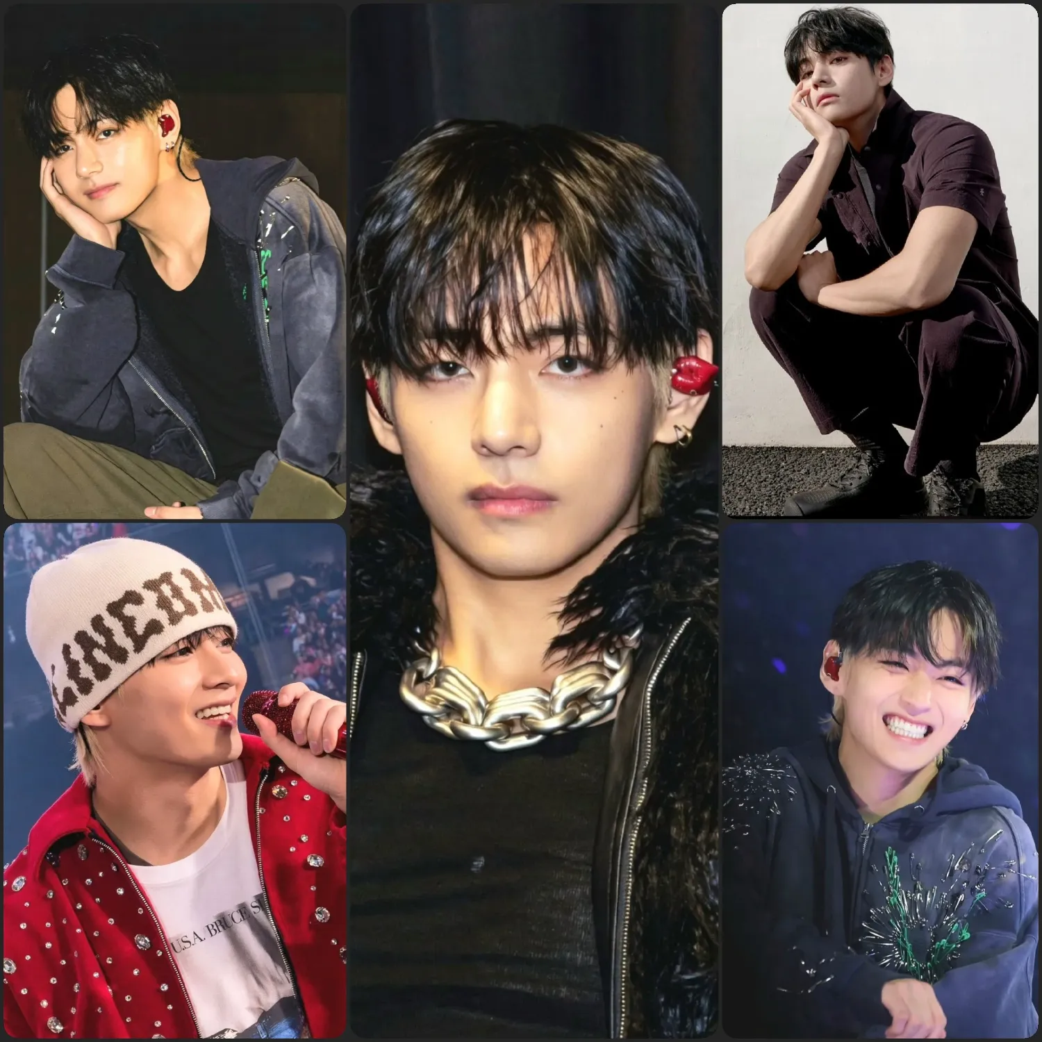 A moment captured by V (BTS)'s fan