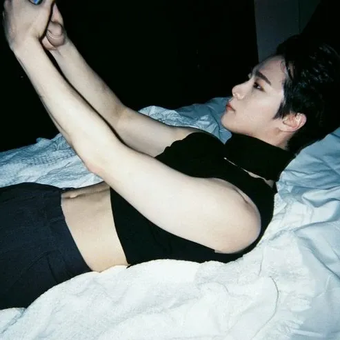 Recent activity shot of Moonbin (ASTRO)