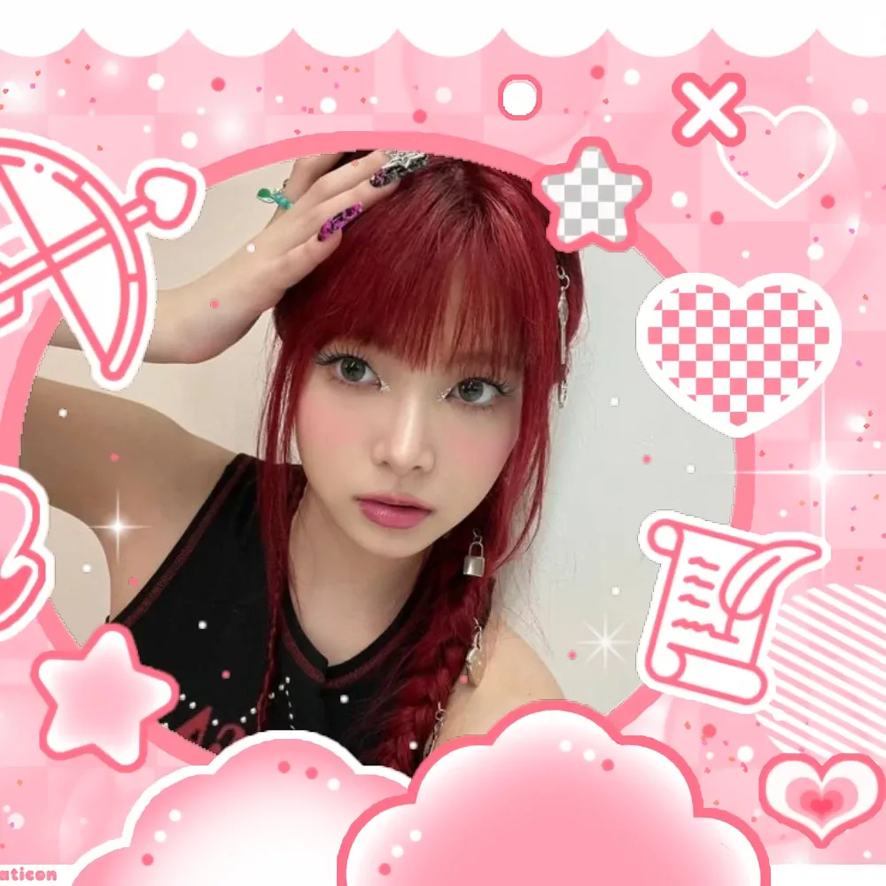 Behind-the-scenes cut of Hong Eunchae (LE SSERAFIM)