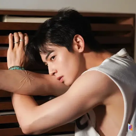 A moment captured by Eunwoo (ASTRO)'s fan