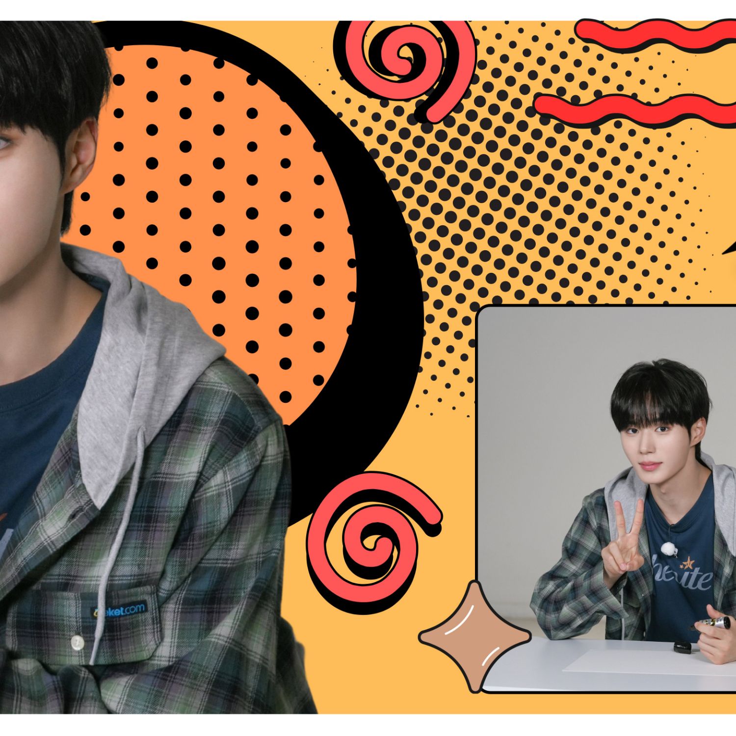 Behind-the-scenes cut of Kim Junseo (ALPHA DRIVE ONE)