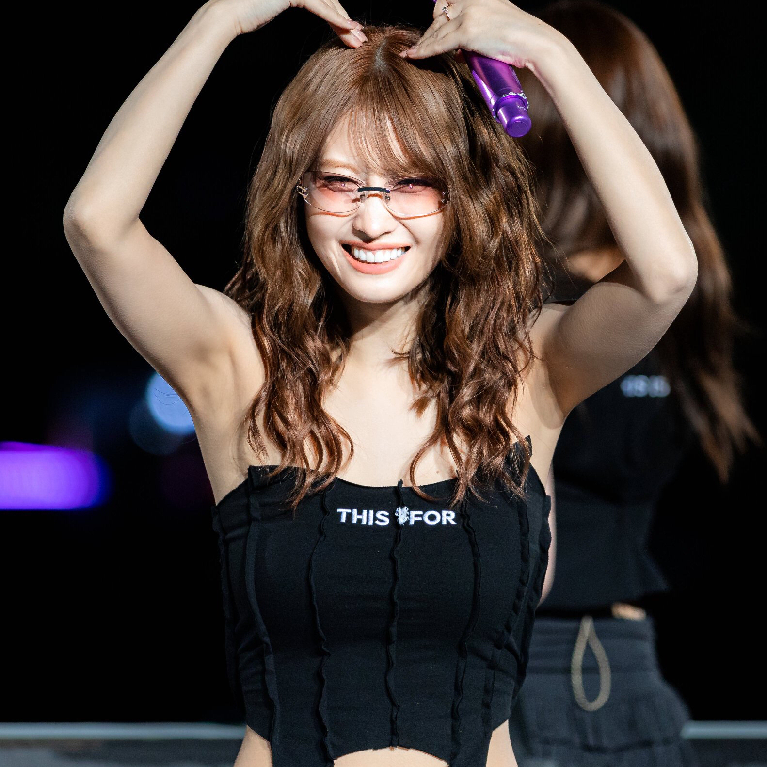 Recent activity shot of Momo (TWICE)