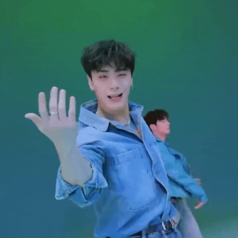 Recent activity shot of Moonbin (ASTRO)