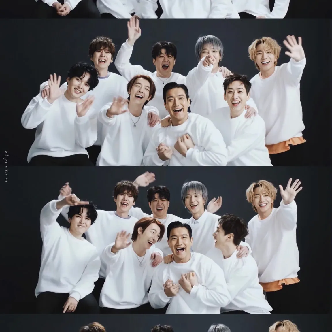 슈퍼주니어의 비하인드 컷