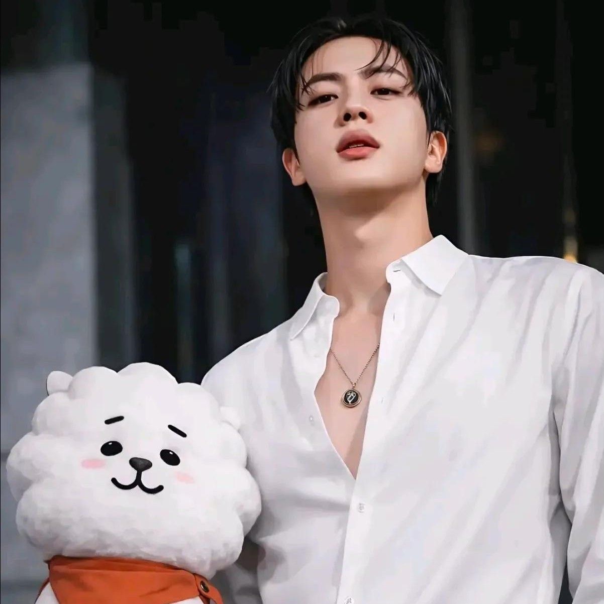 A moment captured by Jin (BTS)'s fan