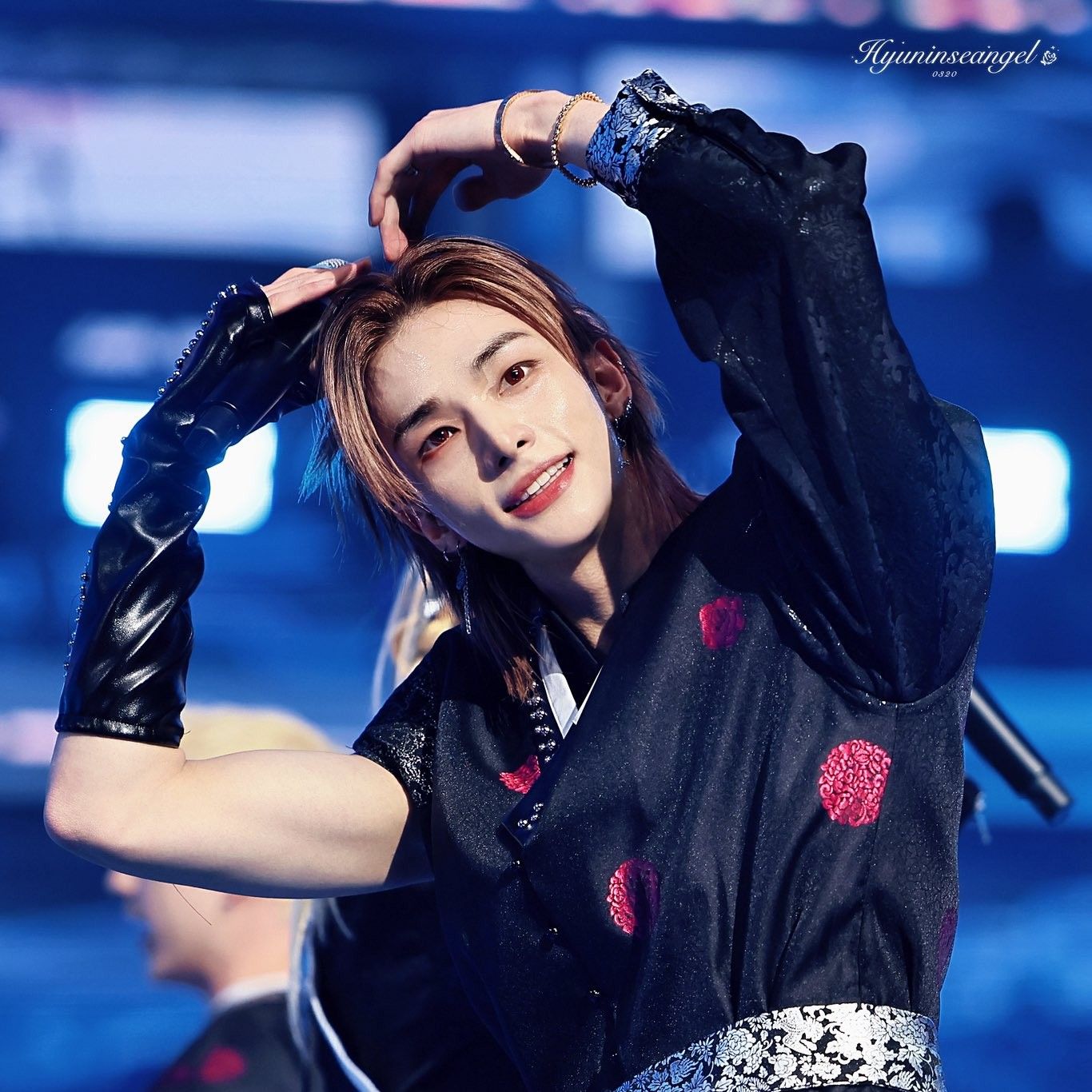 A moment captured by Hyunjin (Stray Kids)'s fan