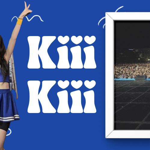 A moment captured by KiiiKiii's fan