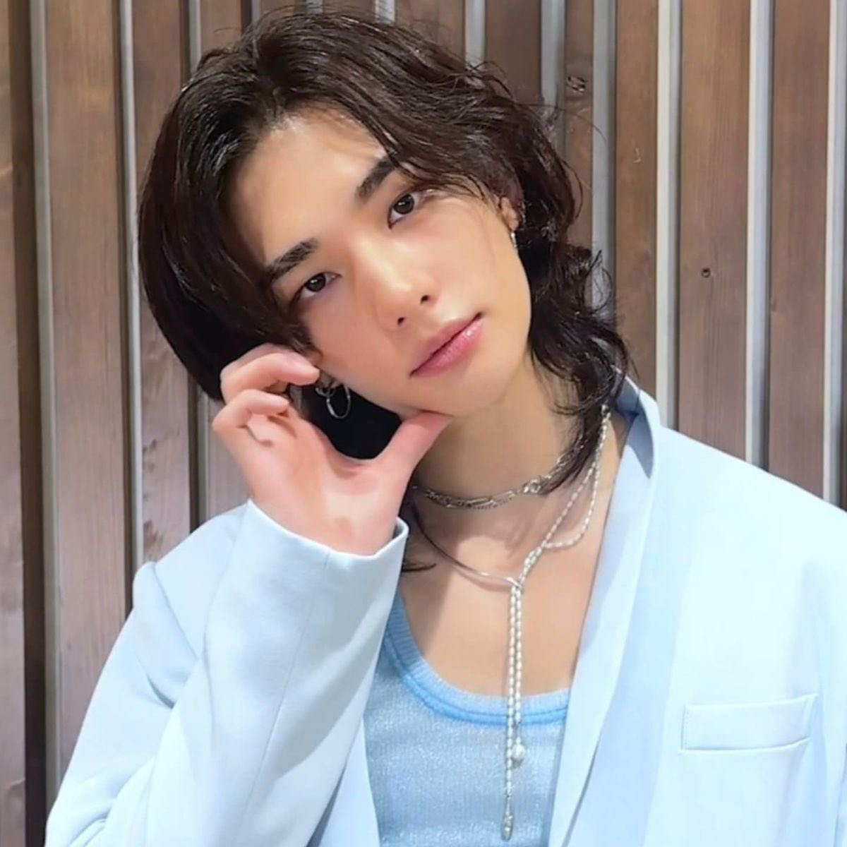 Latest photo of Hyunjin (Stray Kids)