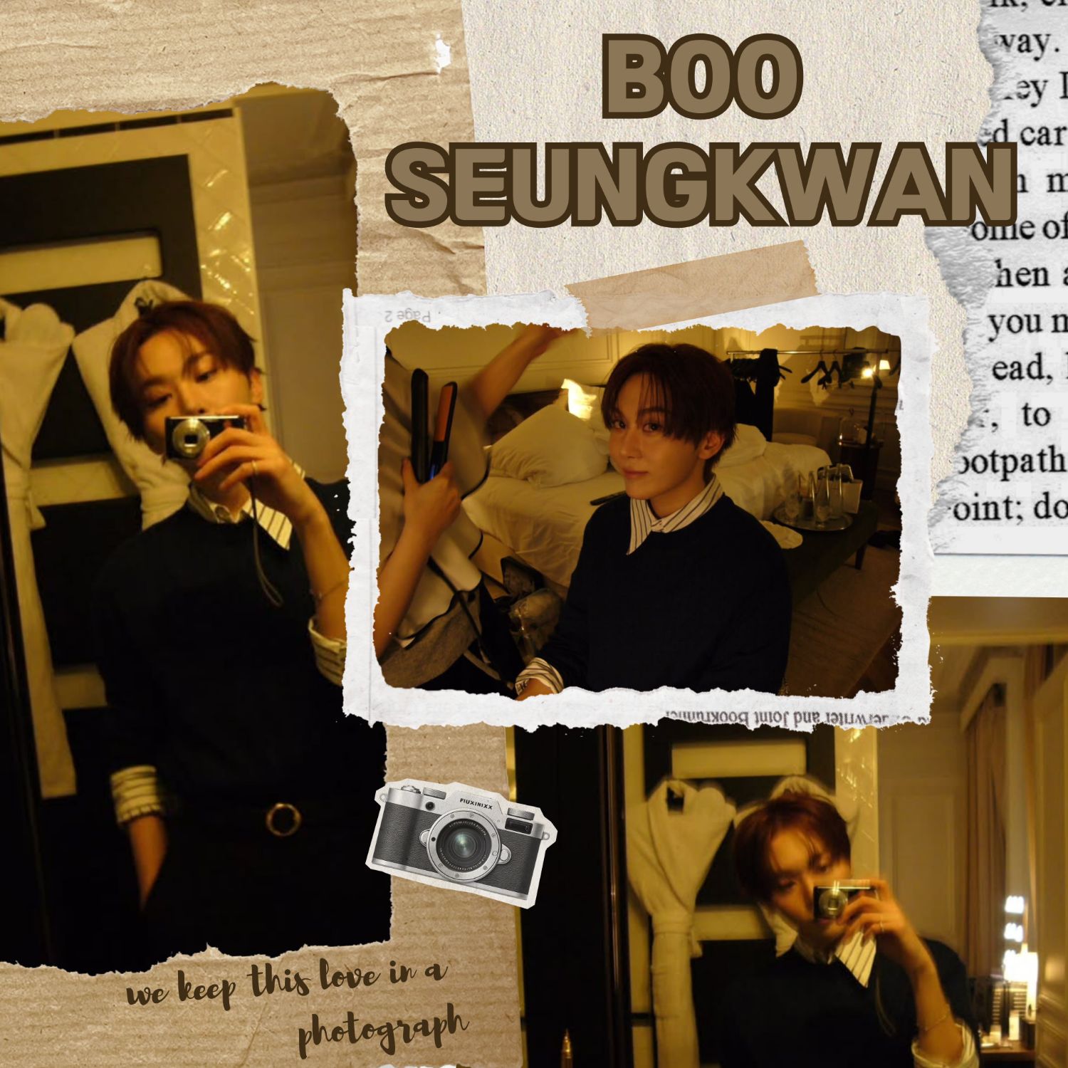 Recent activity shot of Seungkwan (SEVENTEEN)