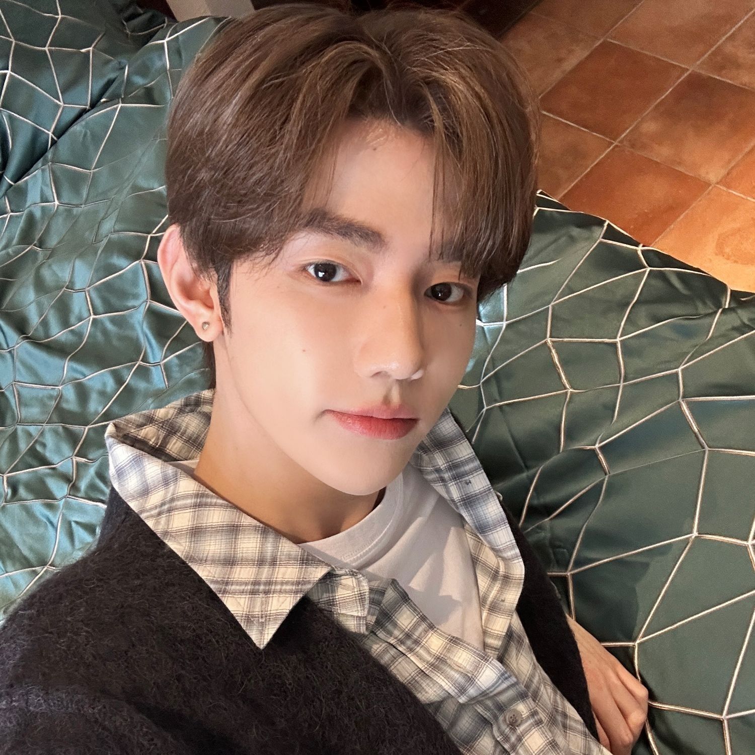 Recent activity shot of Zhang Hao (ZEROBASEONE)