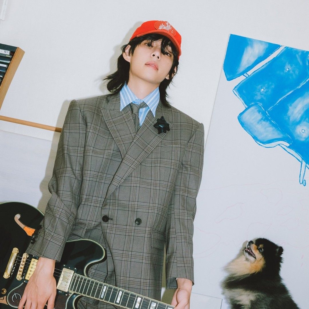 V (BTS)の舞台裏ショット