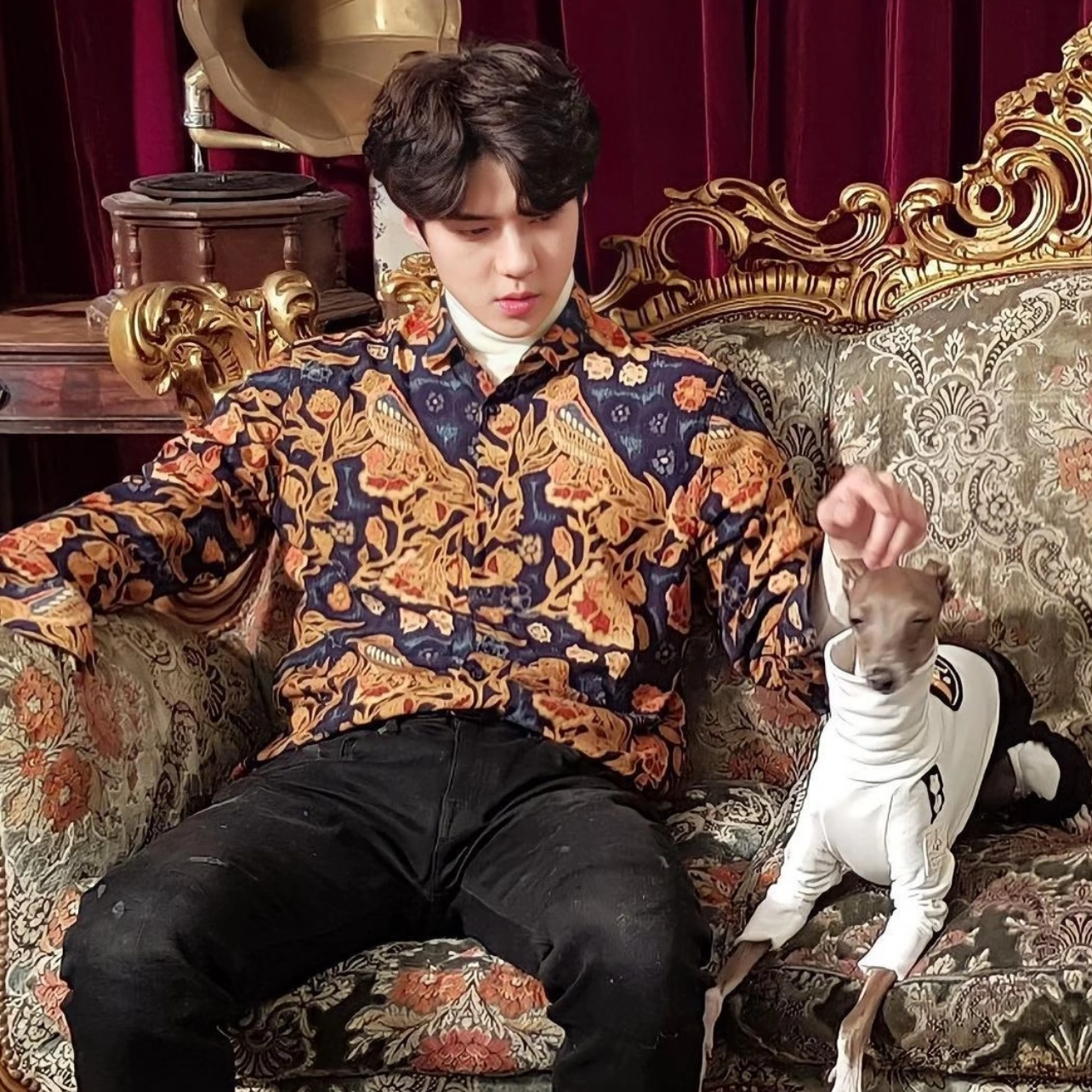 A moment captured by Sehun (EXO)'s fan