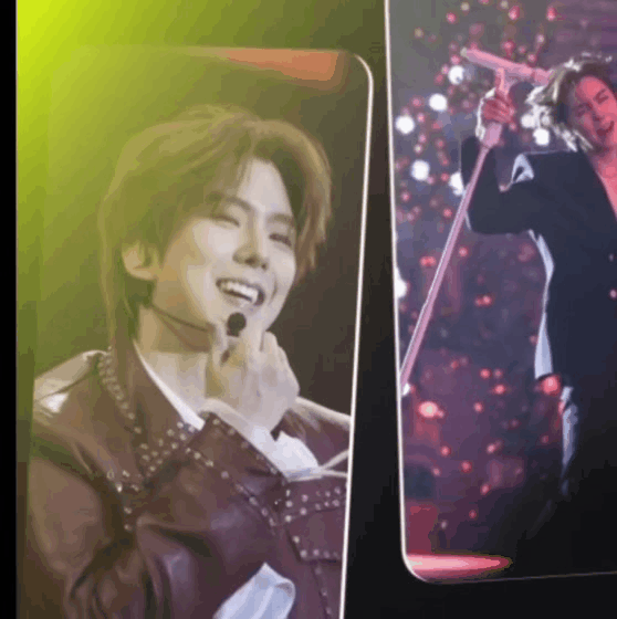 A moment captured by Kihyun (MONSTA X)'s fan