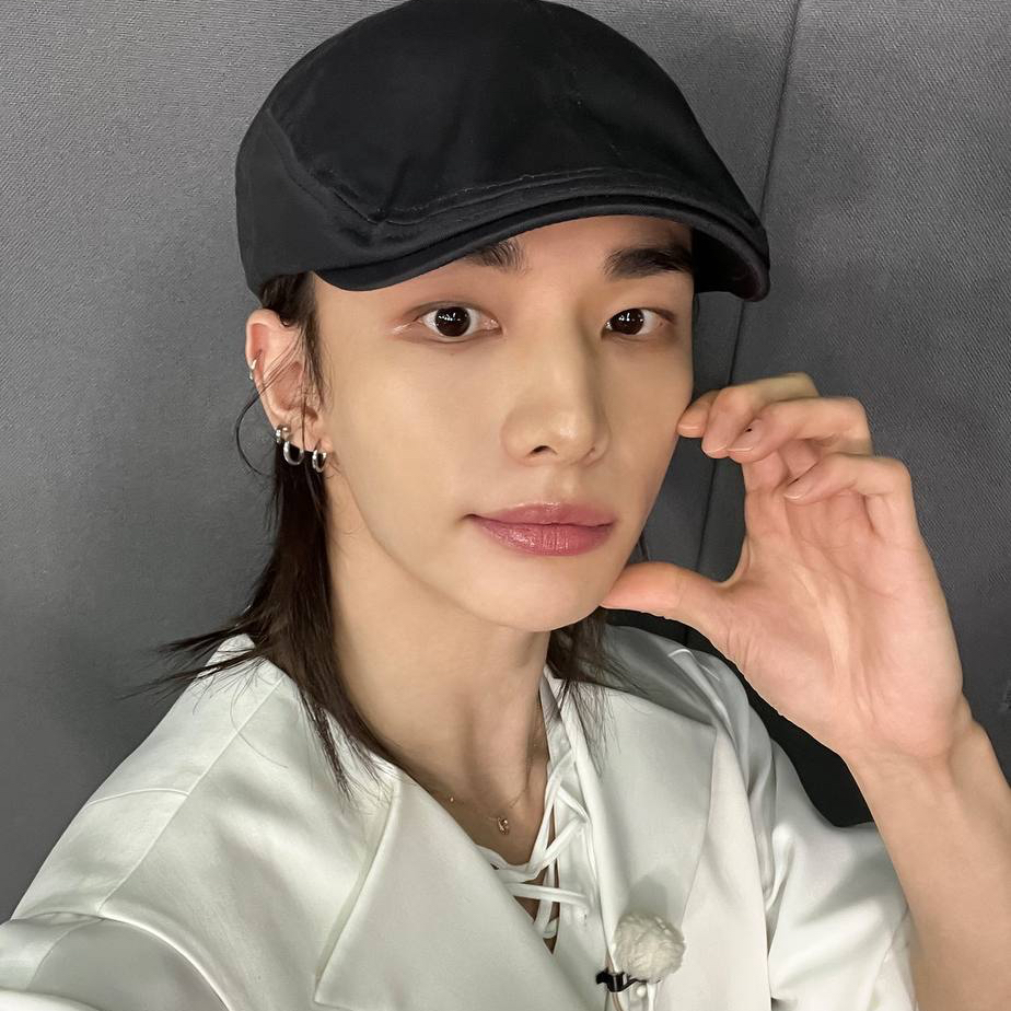 Behind-the-scenes cut of Hyunjin (Stray Kids)