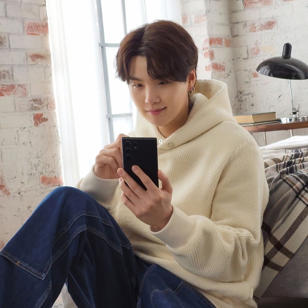 Recent activity shot of SUGA (BTS)