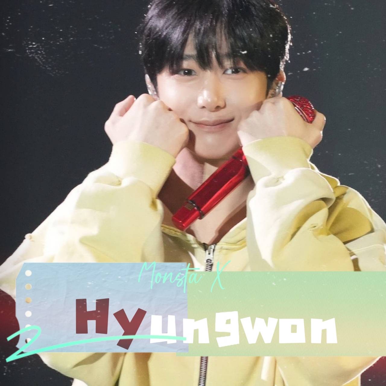 Recent activity shot of Hyungwon (MONSTA X)